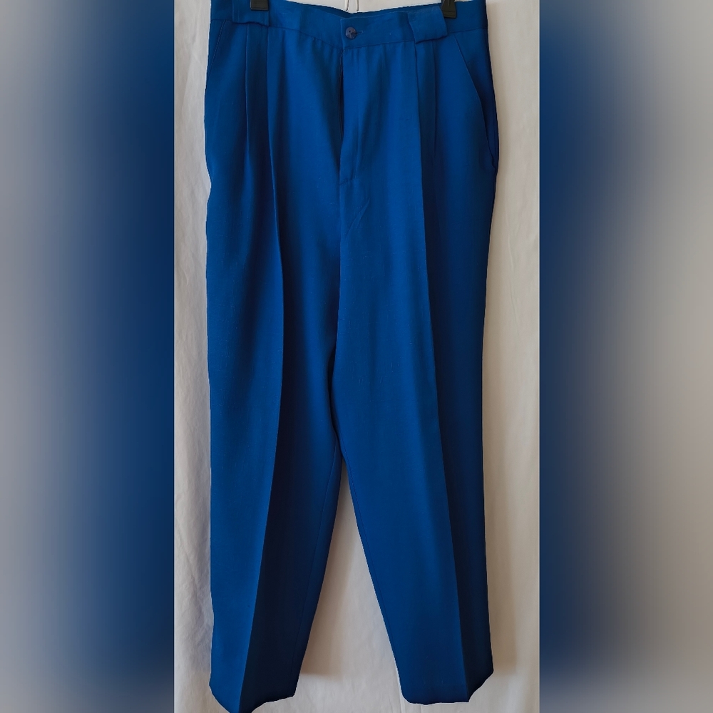 Women Royal Blue Classic Pants
